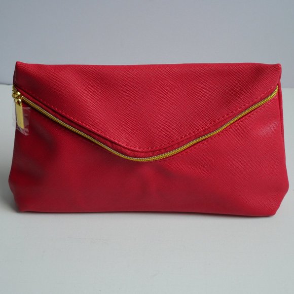 Clarins Cosmetic Bag Red - Picture 1 of 5